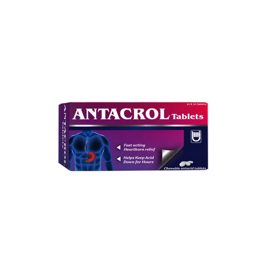 Antacid Antigas Chewable Tablets General Medicines