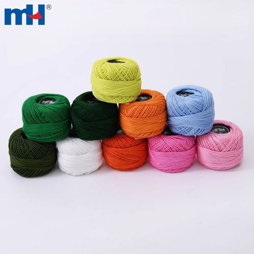 Cotton Embroidery Thread 10pcs Cotton Thread Balls Colorful Crochet Thread Cotton Embroidery Thread Kit No Stock