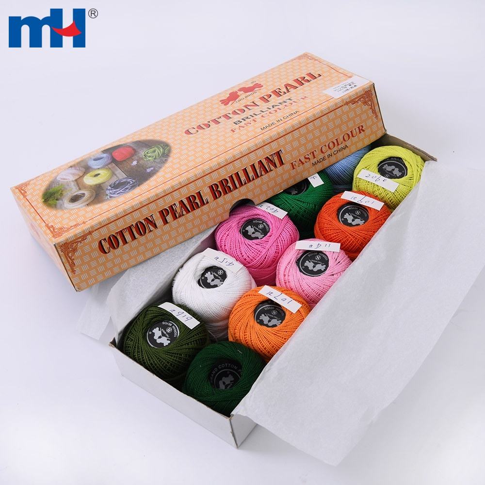 Cotton Embroidery Thread 10pcs Cotton Thread Balls Colorful Crochet Thread Cotton Embroidery Thread Kit No Stock