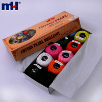 Cotton Embroidery Thread 10pcs Cotton Thread Balls Colorful Crochet Thread Cotton Embroidery Thread Kit No Stock