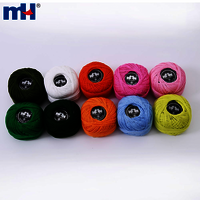 Cotton Embroidery Thread 10pcs Cotton Thread Balls Colorful Crochet Thread Cotton Embroidery Thread Kit No Stock