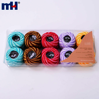 Variegated Crochet Thread Cotton Thread Balls Cotton Embroidery Thread Rainbow Color Cross Stitch Thread Embroidery Yarn