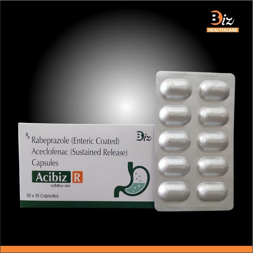 Aceclofenac 200mg   Rabeprazole 20mg