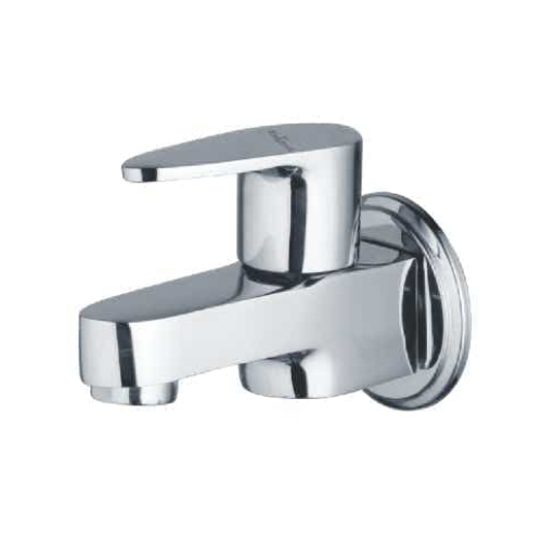 Silver Bib Cock With Wall Flange