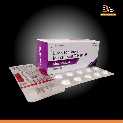 Levocetirizine 5mg  Montelukast 10mg