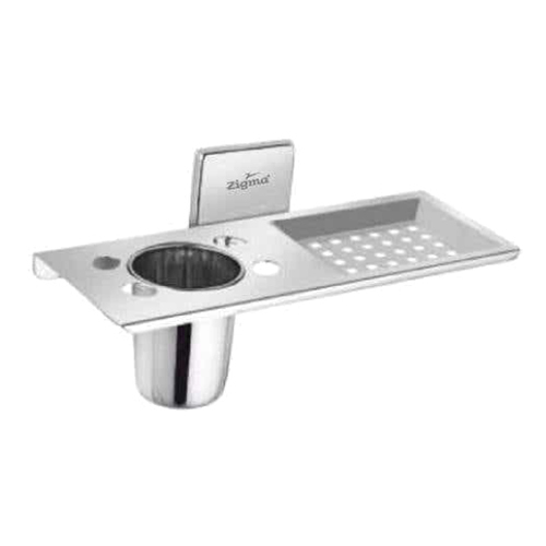 Soap Dish Cum Tumbler Holder
