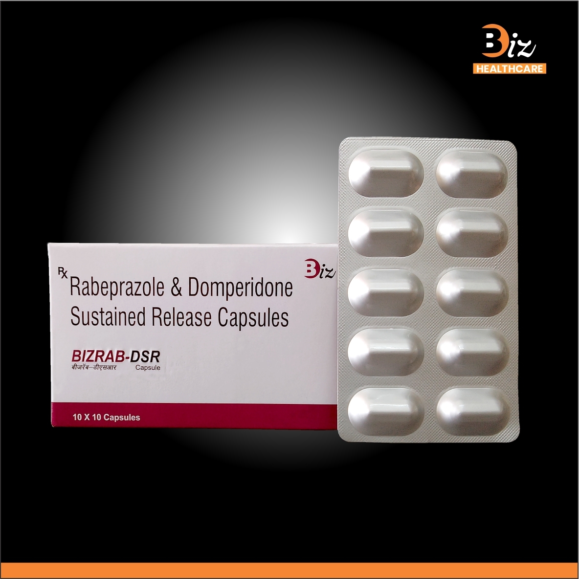 Rabeprazole 20mg  Domperidone 30mg