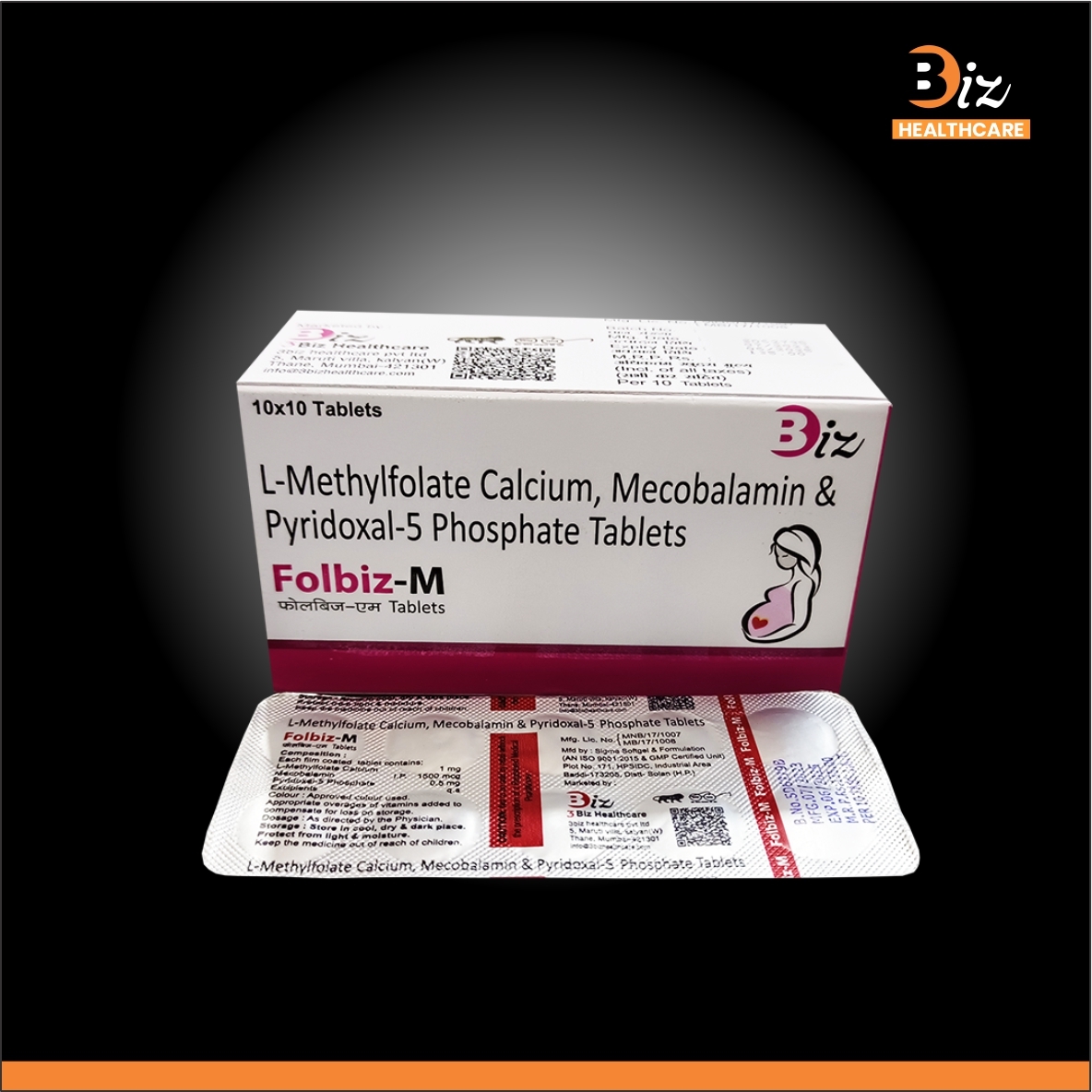 L Methylfolate Calcium  Pyridoxal 5 Phosphate Mecobalamin