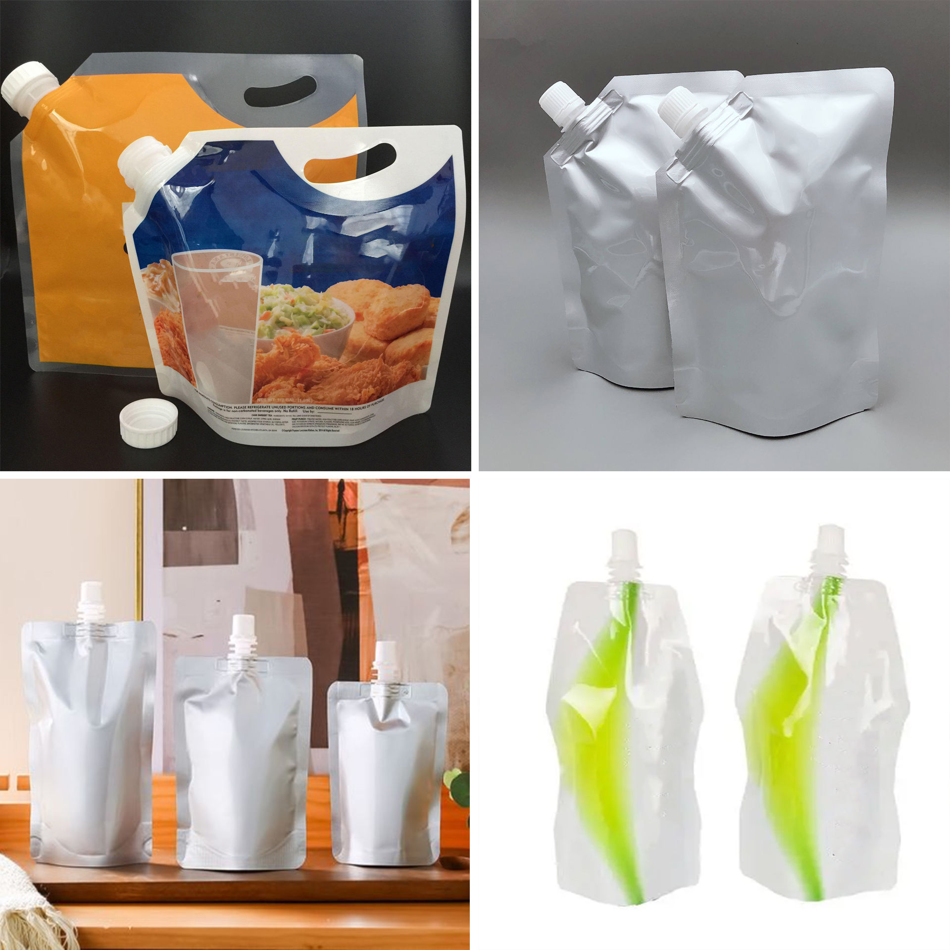 Horizontal nozzle suction bag spout bag form fill seal packing machine doypack packing machine food snack jelly packing machine