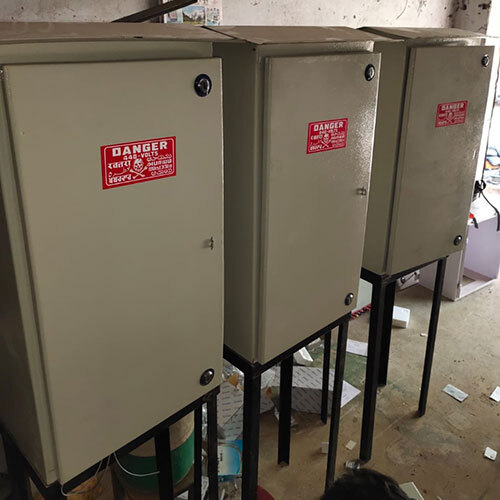 High Mast Feeder Pillar Control Panel - Mild Steel, Stainless Steel Cover, GI Galvanized Finish | Durable, Reliable Operation, Warranty Included
