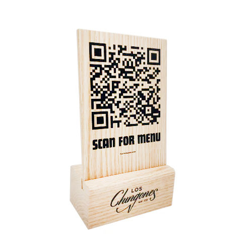 Qr Code Display Stand Qr Stand Acrylic Display For Qr Code Wooden Qr Code Display Application: Industrial