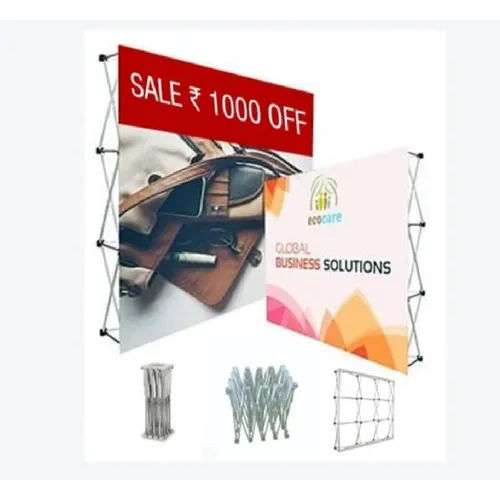Water Proof Foldable Fabric Display Backdrop Fabric Backdrop Fabric Display Stand Portable Fabric Backdrop
