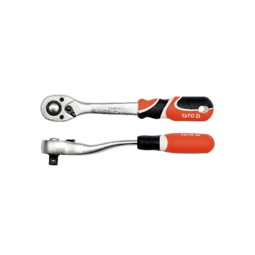 Red & Gray 1-4 Inch Quick Release Ratchet Handle