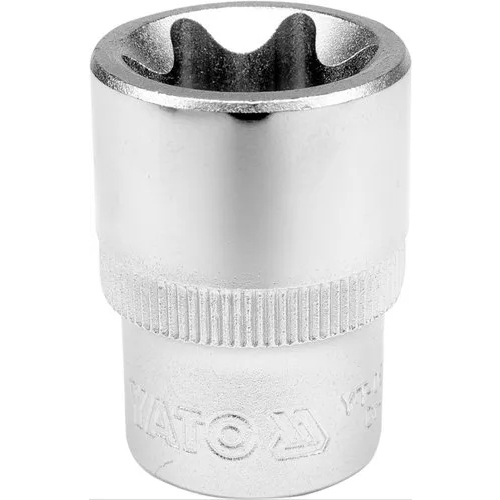 1-2 Inch Torx Socket - Chromium, 1-2 Inch, Gray | Round Shape, Industrial Use, 1 Year Warranty