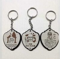 Mdf Sublimation Keychain - High-quality Fiber | Customizable, Lightweight, Smooth Surface Finish, Ideal For Personalized Gifts
