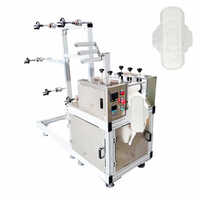 Sanitary Napkin Making Machine - Automatic Operation, Coated Surface, White Color, 60-120 Production Capacity , Warranty Included