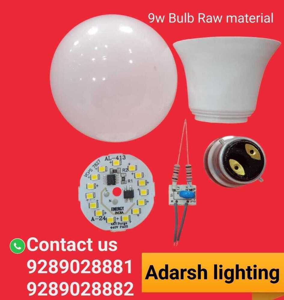 9 watt led bulb raw material