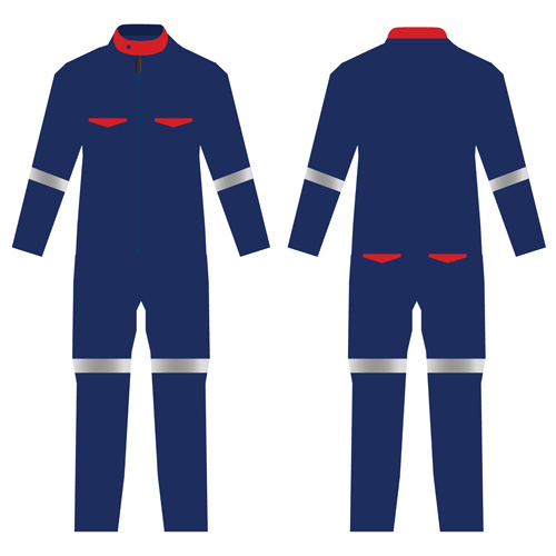 Blue Automobile Uniform