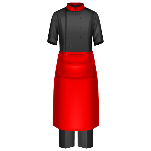 Hotel Black Fancy Uniform