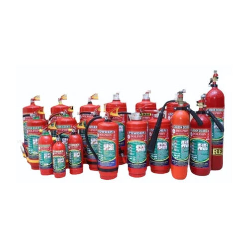 Red Portable Fire Extinguisher