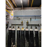 Black Hospital Oxygen Cylinder Manifold