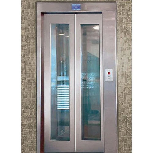 Huda Auto Door Passenger Lift - Material: Stainless Steel