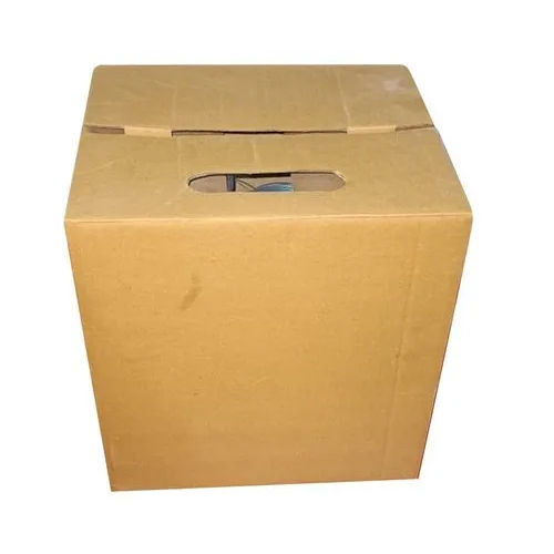 7 Ply Brown Corrugated Box - Shape: Rectangle