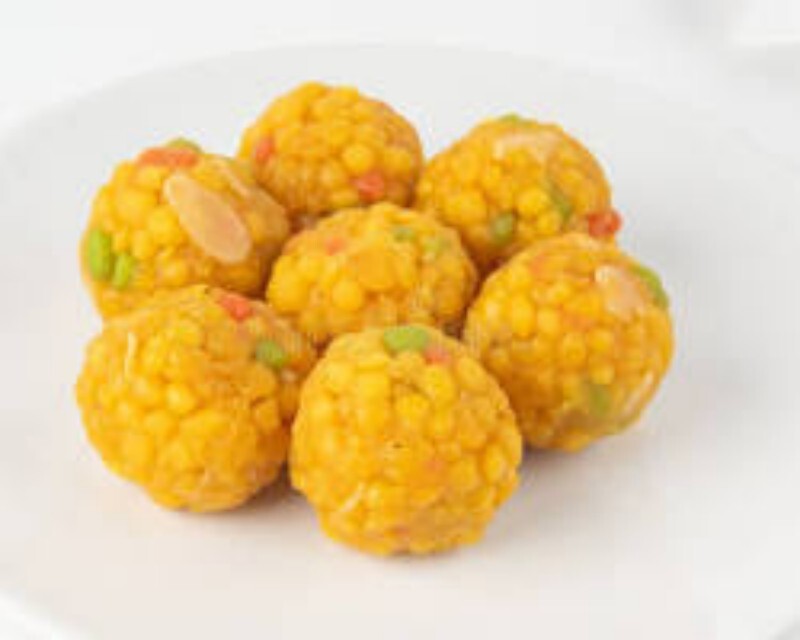 Boondi Laddu - Regular Size | Smooth Texture, Sweet Taste, High Quality, First Class Grade