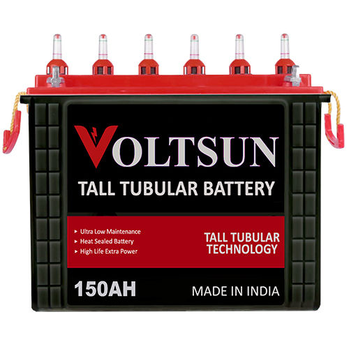150Ah Tubular Battery Black
