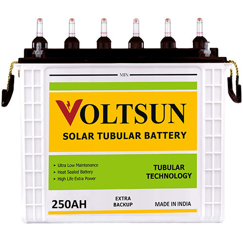 250Ah Solar Battery - Color: White