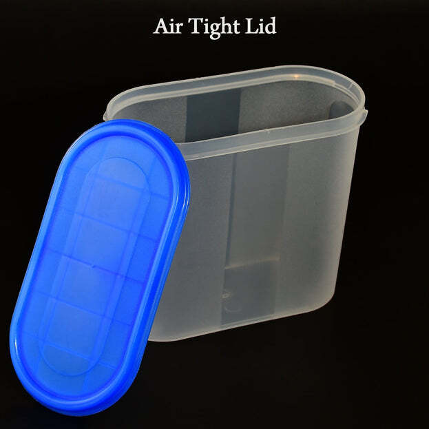 PLASTIC STORAGE CONTAINERS WITH LID (1600 ML) (2179)