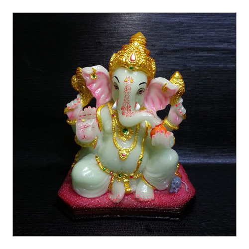 Rust Proof 8 Inches Nagar Ganesh Statue