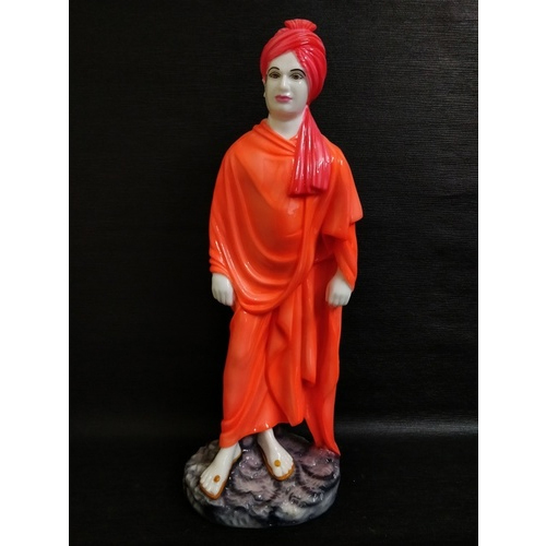 Vivekanand Statue - Eco-Friendly Resin, 24 Inches Tall, Intricate Indian Design - Easy to Clean, Hygienic, Moisture Proof, Rust Proof, Scratch Resistant