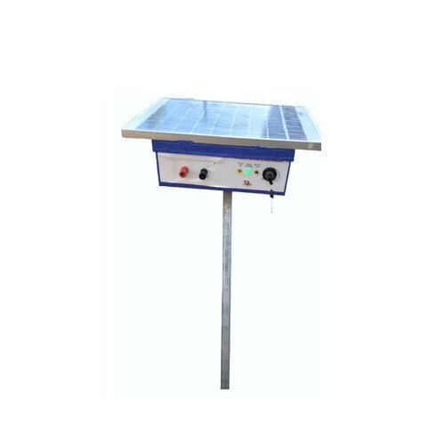 Mini Solar Fence System - Color: Silver And Blue