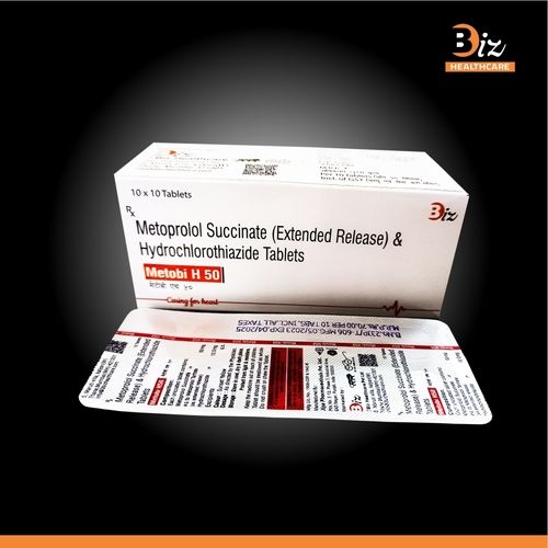 Metoprolol Succinate 50mg Er Hydrochlorothiazide 12.5mg