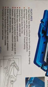 Self Centering Vice - Operating Type: Manual 