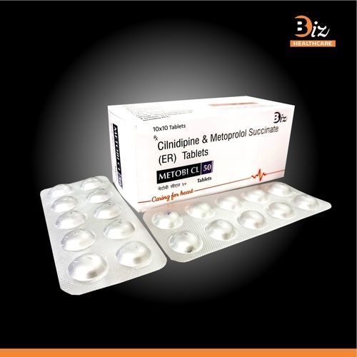 Metoprolol Succinate 50mgER  Cilnidipine 10mg