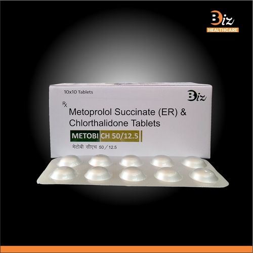 Metoprolol Succinate 50mg ER   Chlorthalidone 12.5mg