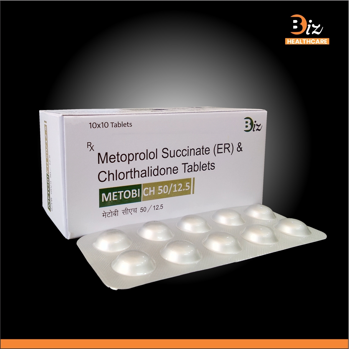 Metoprolol Succinate 50mg ER   Chlorthalidone 12.5mg