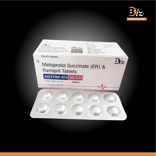 Metoprolol Succinate 25mg  Ramipril 2.5mg