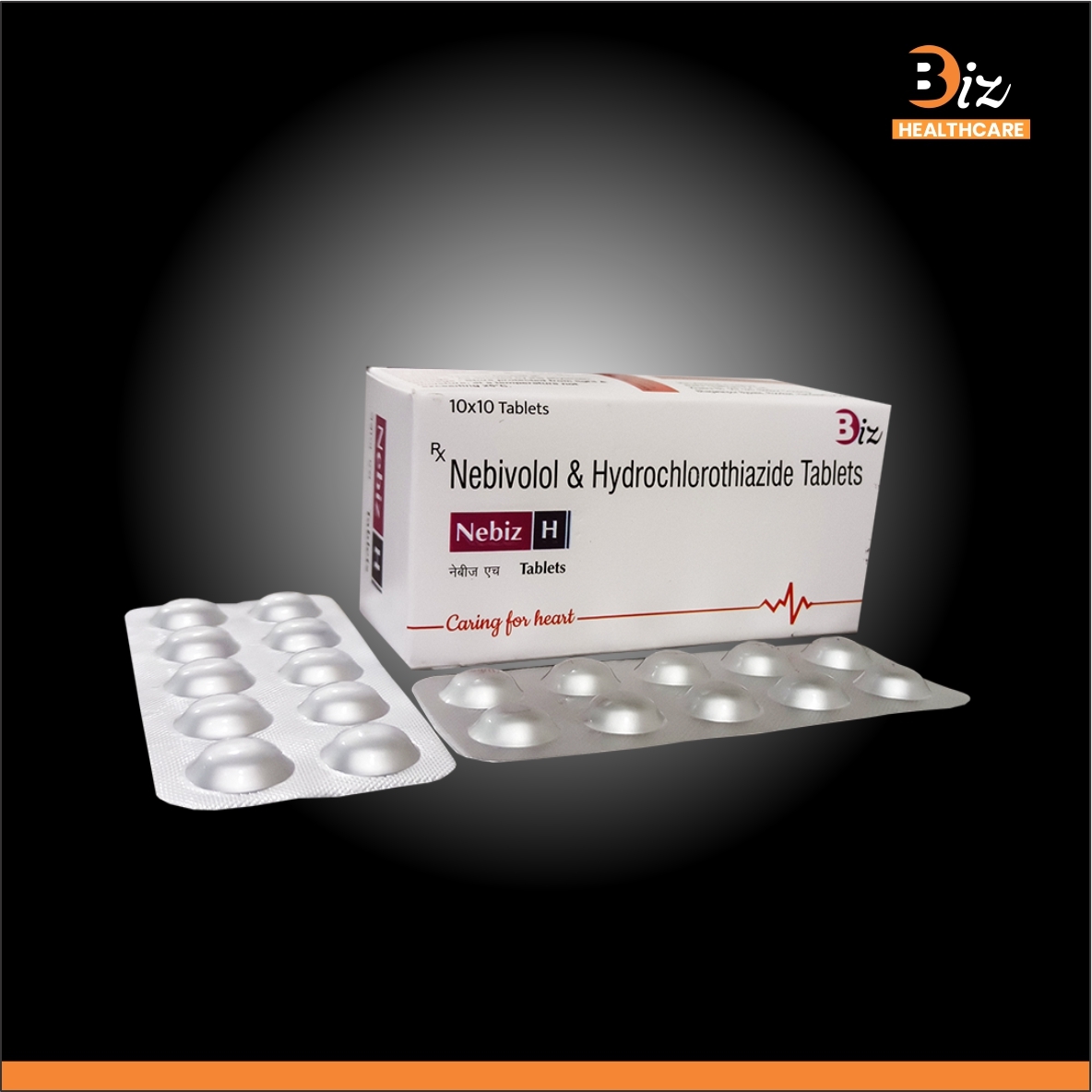 Nebivolol 5mg  Hydrochlorothiazide 12.5mg