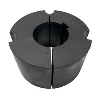 Taper Lock Bush - Cast Iron, 1/2 Inch Bore Diameter, 1.5 Inch Outer Diameter, Black Oxide Finish, 1:12 Taper Ratio, 0.5 Lbs Weight
