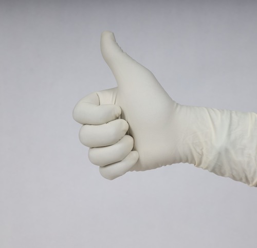 Polymer Coated Sterile Latex Surgical Gloves Pre powdered