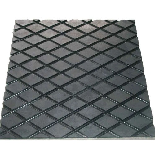 Black Diamond Groove Rubber Sheet