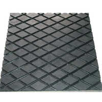 Diamond Groove Rubber Sheet - 10mm Thickness, 12 Mpa Tensile Strength | Black Color, Heat And Oil Resistant, Ideal For Gasketing And Insulation