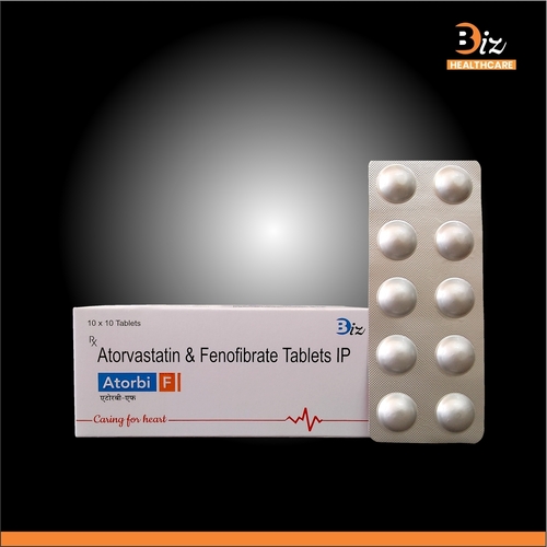 Atorvastatin 10mg  Fenofibrate 160mg