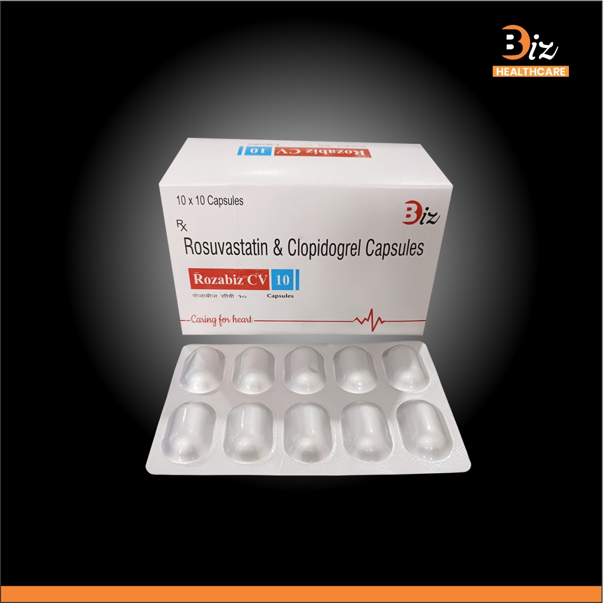 Rosuvastatin 10mg  Clopidogrel 75mg