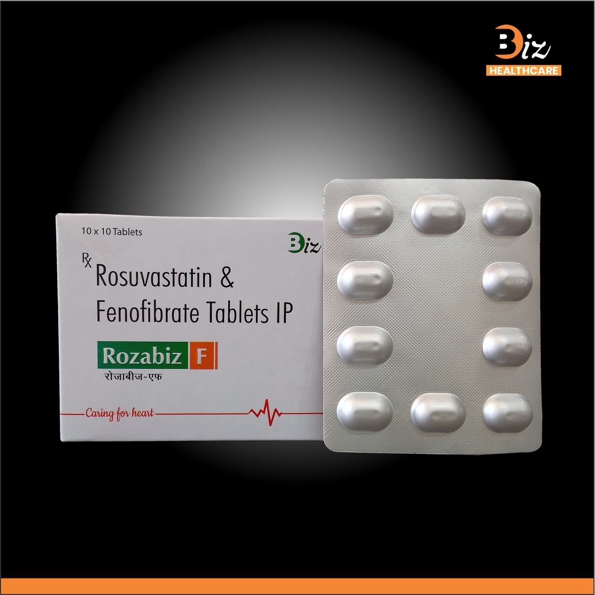 Rosuvastatin 10mg  Fenofibrate 160mg