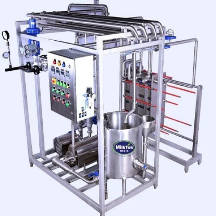 Semi-Automatic Milk Processing Plant - Color: Silver