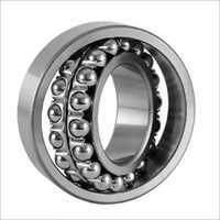 Double Row Self Aligning Ball Bearing - Steel Material, Silver Color | Industrial Usage, 1 Year Warranty